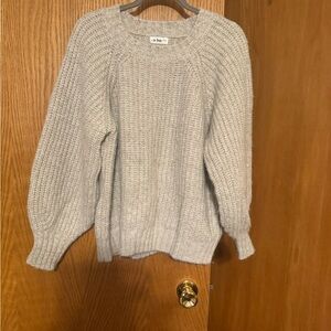 Inloom heavy sweater grey women crew neck